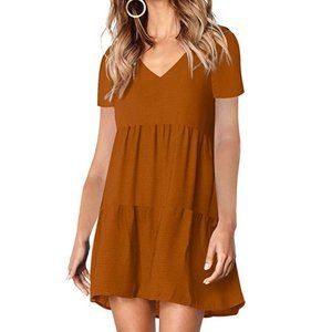 Amoretu V neck Tunic dress
